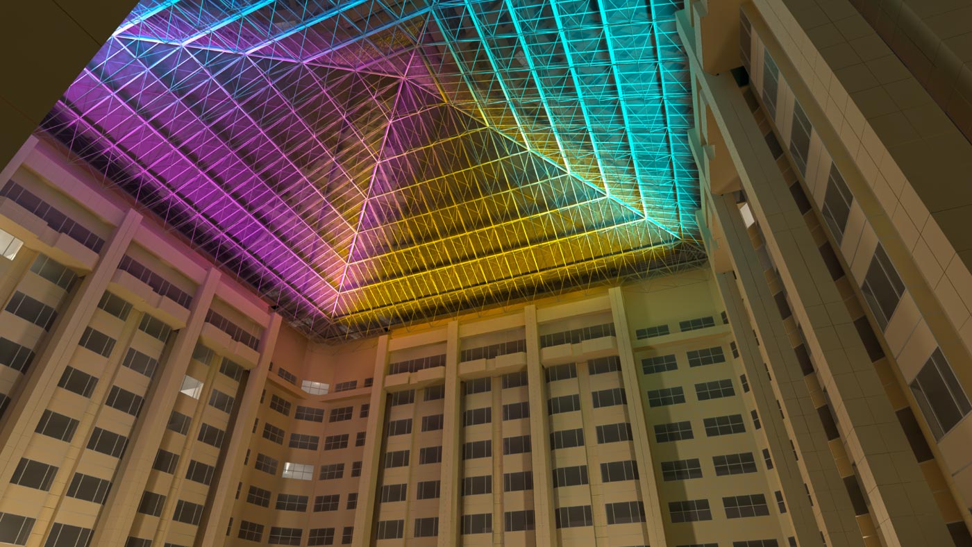 Hotel Hilton Lobby Atrium